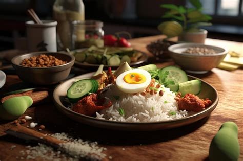 Premium Photo Nasi Lemak