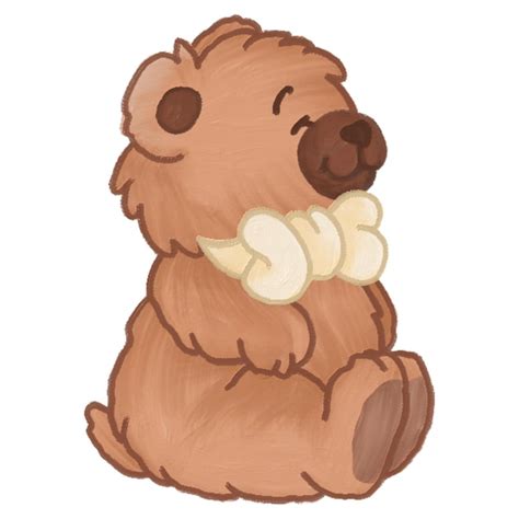 Un Dessin Anim D Ours Mignon Psd Premium