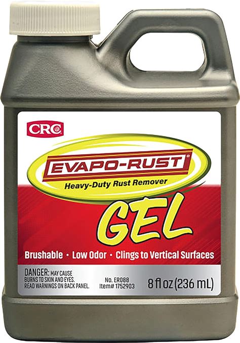 CRC Evapo Rust Gel Rust Remover 8 Fl Oz Rust Remover For Vertical