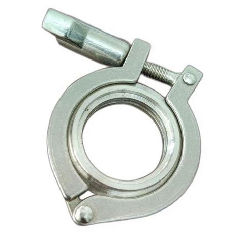 SS304 Silver Stainless Steel TC Clamp For Plumbing Size 2 Inch D