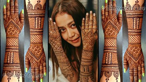 Neha Kakkar Wedding Mehndi Design S Inspired Bridal Mehendi Design Neha