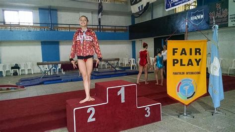 Valentina Croce subcampeona nacional de gimnasia artística