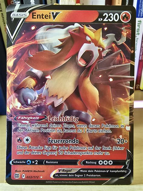 Entei V Brs Tcg Sale