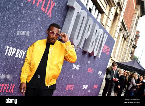 Ashley Walters Attending The Uk Premiere Of Top Boy At The Hackney