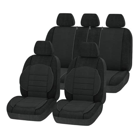 Set Completo Di Coprisedili Auto Nettuno Norauto Nero Norauto