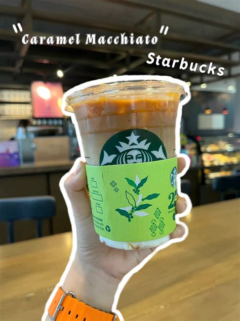 รีวิว ‼️ Caramel Macchiato Starbucks ☕️ แกลเลอรีที่โพสต์โดย Bam