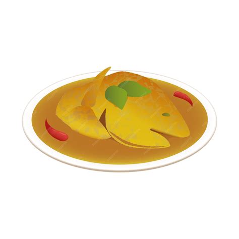 Premium Vector | Indonesian food, color vector illustration, isolated on the white background ...