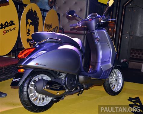 Vespa Sprint Launched In Malaysia 3V 150cc RM15k Vespa Sprint