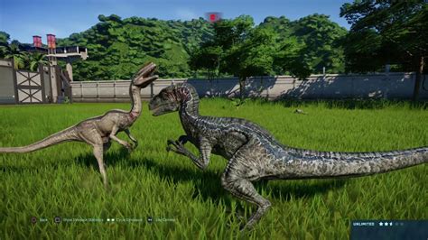 Jurassic World Evolution Velociraptor Squad Vs Proceratosaurus Pack Base Genome Youtube