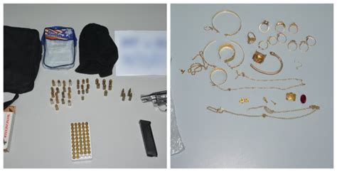 Police Officer And 2 Women Detained Police Seize Jewellery Gun And