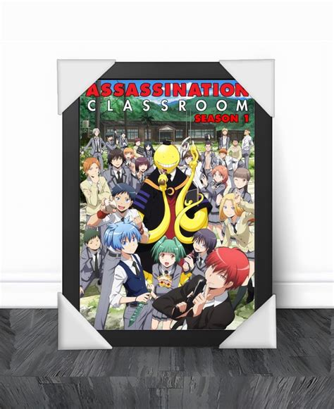 Quadro Decorativo A4 Anime Assassination Classroom Elo7