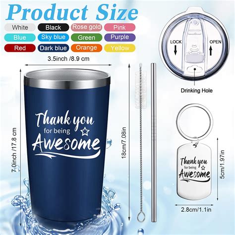 Sieral Thank You For Being Awesome Tumbler Thank You Gifts For Women