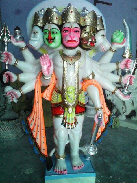 Marble Panchmukhi Hanuman Statue Temple At Rs In Alwar Id