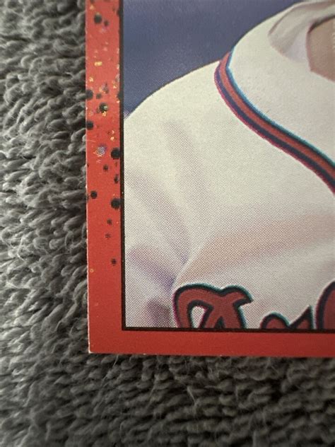 Donruss John Smoltz Error Card No Dot After Inc Ebay