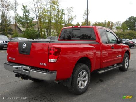 2010 Red Alert Nissan Titan Se King Cab 4x4 54851615 Photo 2 Car Color Galleries