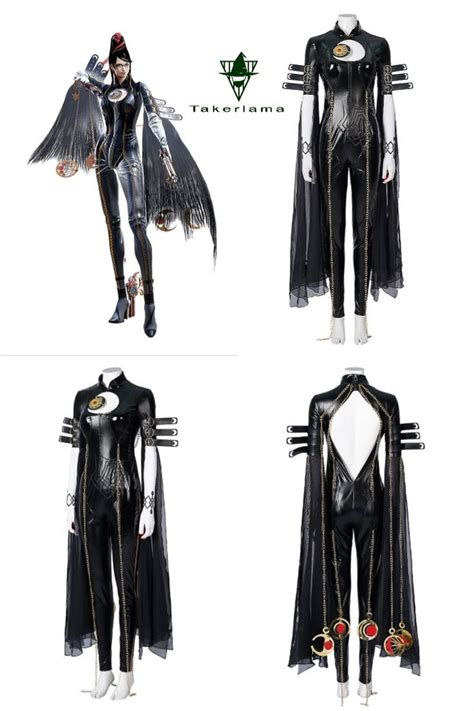 Game Bayonetta Bayonetta Cosplay Costume Bodysuit Gloves Takerlama