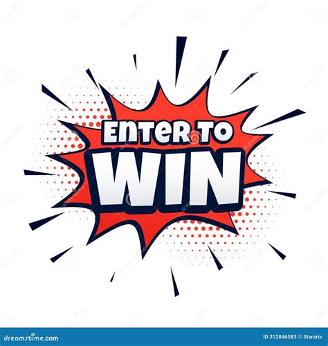 Comic Style Enter To Win Competition Background Play Giveaway Contest