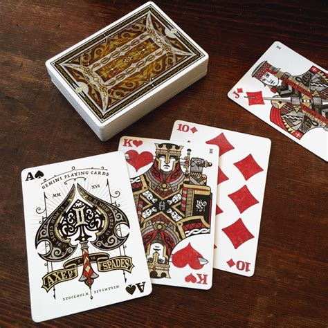 So I've recently discovered the wild world of high-end playing cards ...