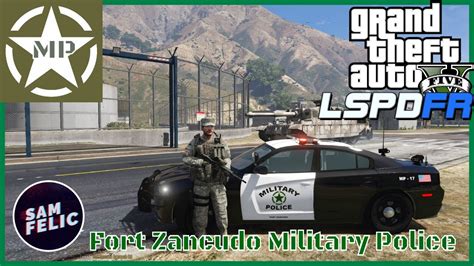 Gta 5 Lspdfr Fzmp Ep44 Fort Zancudo Military Police Youtube