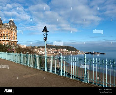 View Over The South Bay From The Spa Bridge And Grand Hotel In