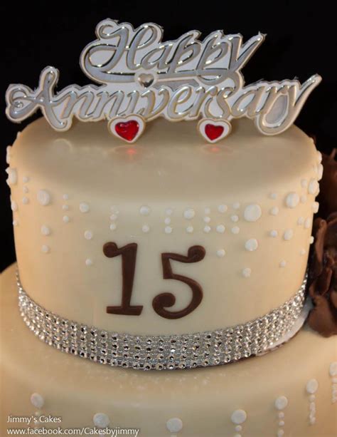 15Th Year Anniversary Cake - CakeCentral.com