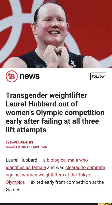 News Transgender Weightlifter Laurel Hubbard Out Of Womens Olympic