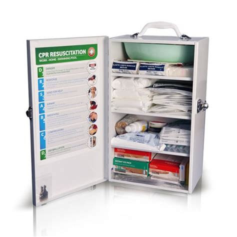 Safe Work Australia Workplace Compliant First Aid Kit Metal Wall Mount