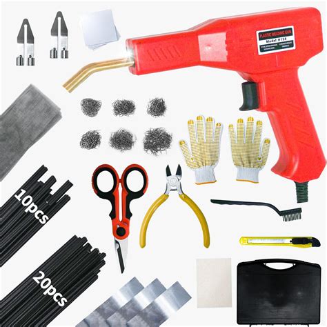 Upgraded In Plastic Welding Kit W Welding System With Pcs Hot Stapler Pcs Welding