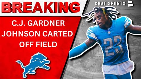 Breaking Cj Gardner Johnson Carted Off Practice Field Detroit