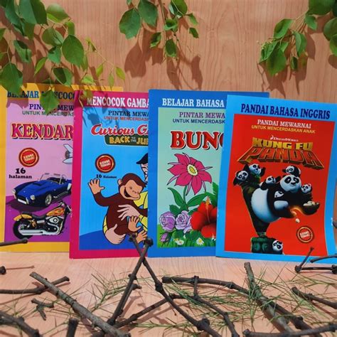 Jual Buku Tk Paud Pintar Mewarnai Mewarna Gambar Coloring Kota