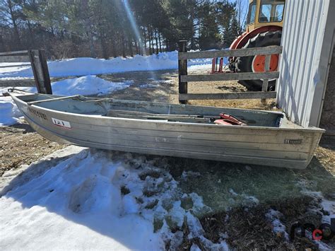 12 Aluminum Row Boat