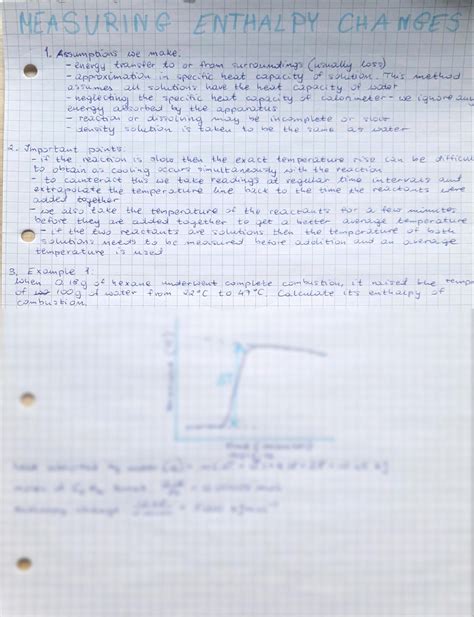 Ib Hl Chemistry Energetics Cheatsheet Online