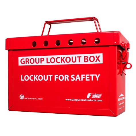 Group Lockout Box Red Lockout Safety Supply