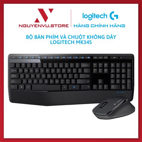 Bộ bàn phím và chuột không dây Logitech MK345 Hàng Chính Hãng Lazada vn