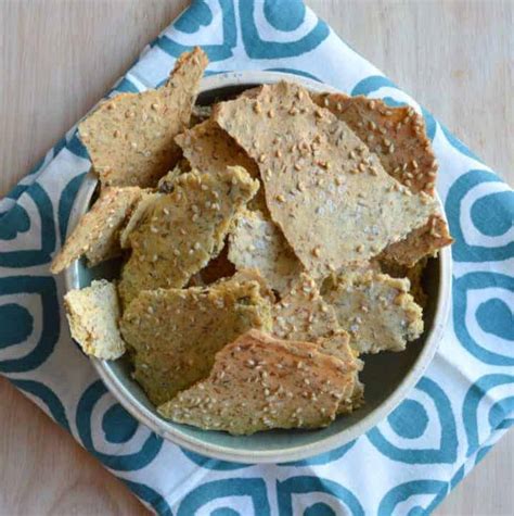 Herbed Multi Seed Chickpea Crackers Healthy Nibbles And Bits