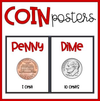 U S Coin Posters Money Posters Classroom Posters By The Teaching Wife