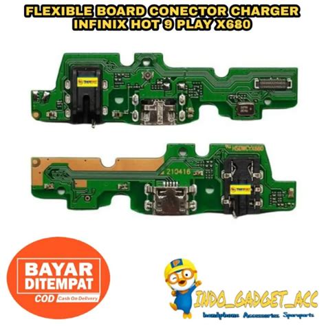 FLEXIBLE BOARD CONECTOR KONEKTOR CHARGER PAPAN CAS INFINIX HOT PLAY X Lazada Indonesia