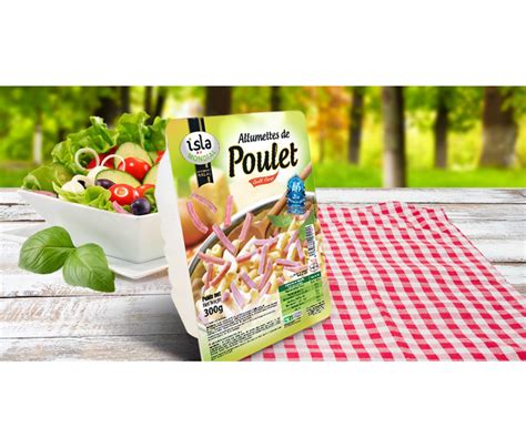 Allumettes de Poulet Gout Fumé certifié AVS 300gr Isla Mondial par