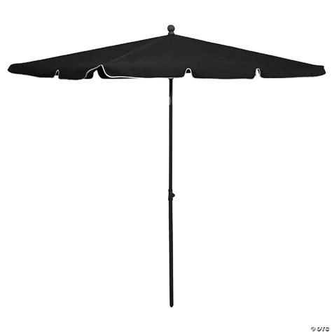 Vidaxl Garden Parasol With Pole 827x551 Black