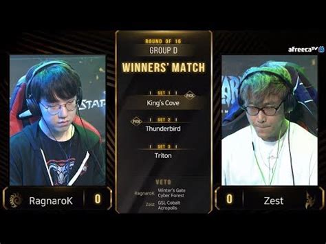 2019 GSL S3 Ro 16 Group D Match3 RagnaroK Vs Zest YouTube