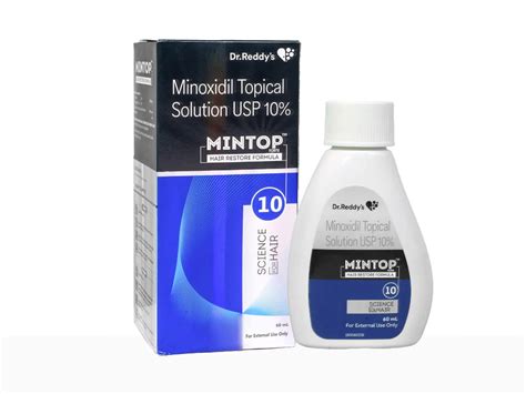 Dr Reddys Mintop 10 Minoxidil Topical Solution For Hair Growth 60ml