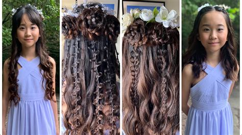 Flower Braid For Flower Girls With Janet And Kate Youtube