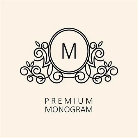 Monogram design template — Stock Vector © jazzzzzvector #66177347