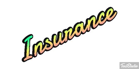 Insurance Word Animated  Logo Designs