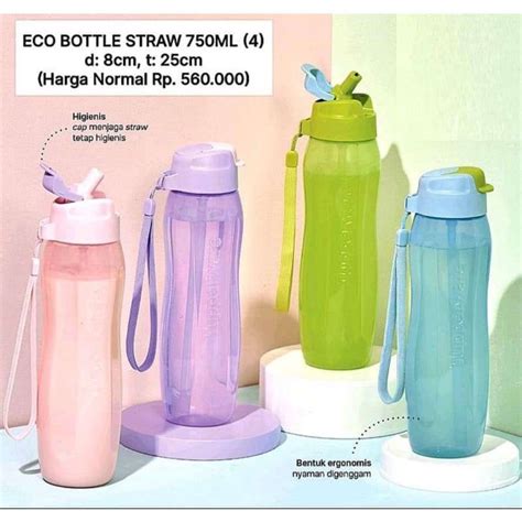 Jual Original Eco Bottlle Straw Ml Pcs Shopee Indonesia