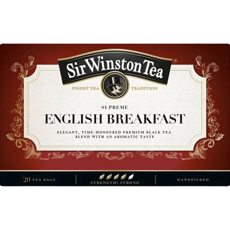 Sir Winston Tea Supreme English Breakfast G Piccantino Onlineshop