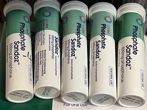 磷質 補充劑，phosphorus Supplements， Phosphate Sandoz 500mg Phosphorus