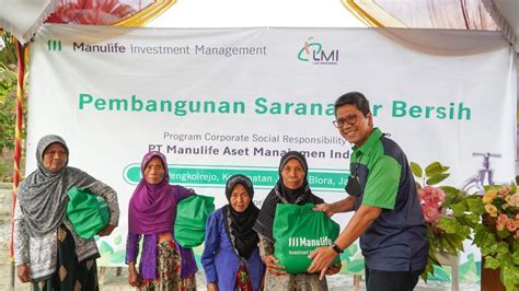 Manulife Aset Manajemen Indonesia Gandeng Laznas Lmi Bangun Sarana Air