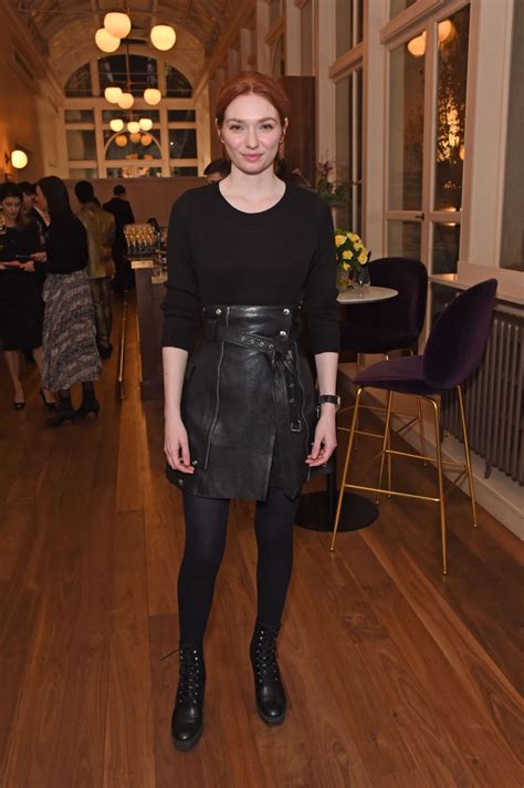 Eleanor Tomlinson At La Boheme Press Night Preshow In London 01102020