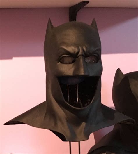 Batman Dawn Of Justice Affleck Cowl Mask Batfleck Etsy